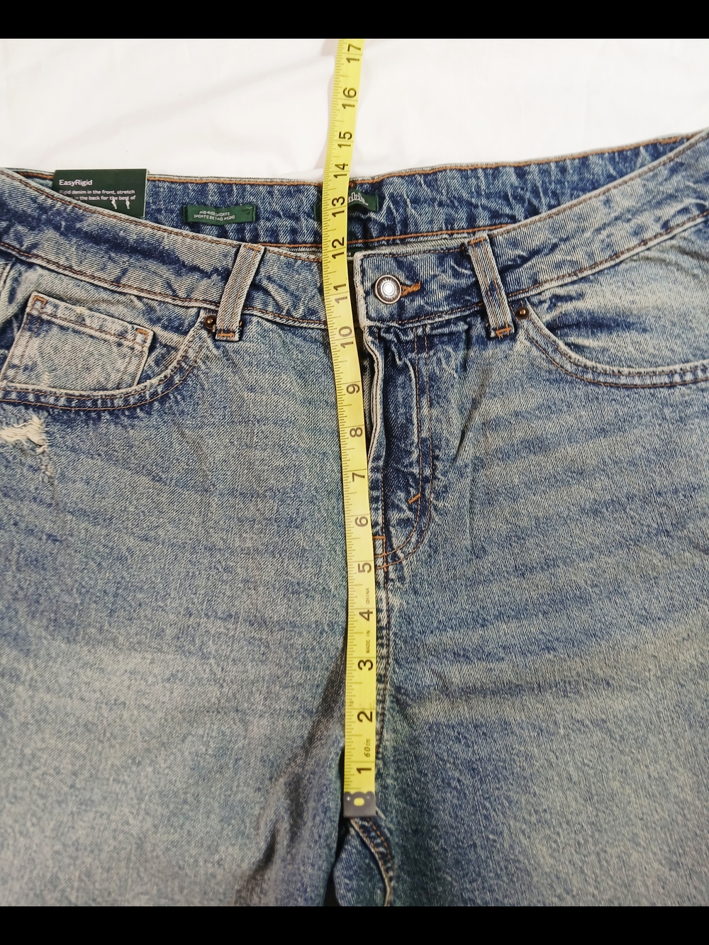 Wild Fable Blue Denim Shorts - Medium Washed Jean Short - Picture 4 of 8